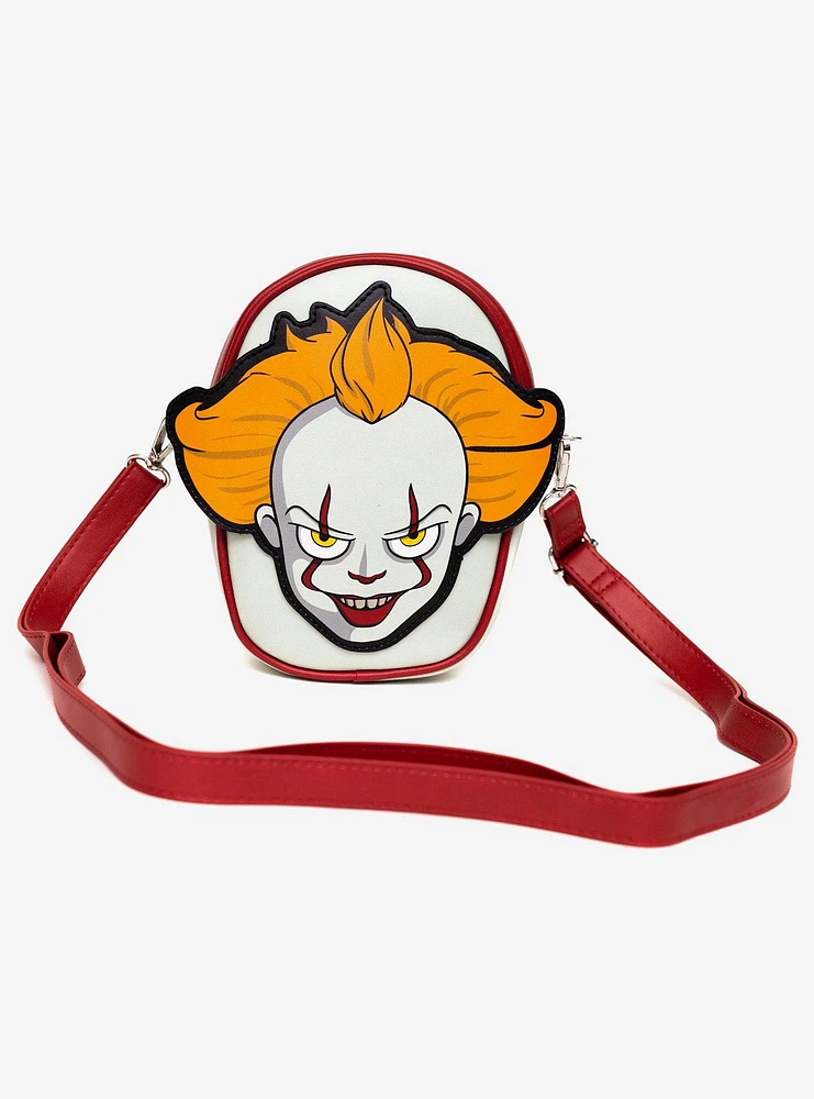 It Pennywise Smiling Face Applique Crossbody Bag