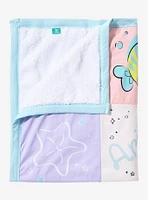 Disney The Little Mermaid Ariel and Flounder Quilted Baby Blanket — BoxLunch Exclusive