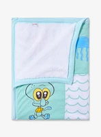 SpongeBob SquarePants Bikini Bottom Chibi Quilted Baby Blanket - BoxLunch Exclusive