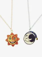 Five Nights At Freddy's: Security Breach Sun & Moon Best Friend Necklace Set