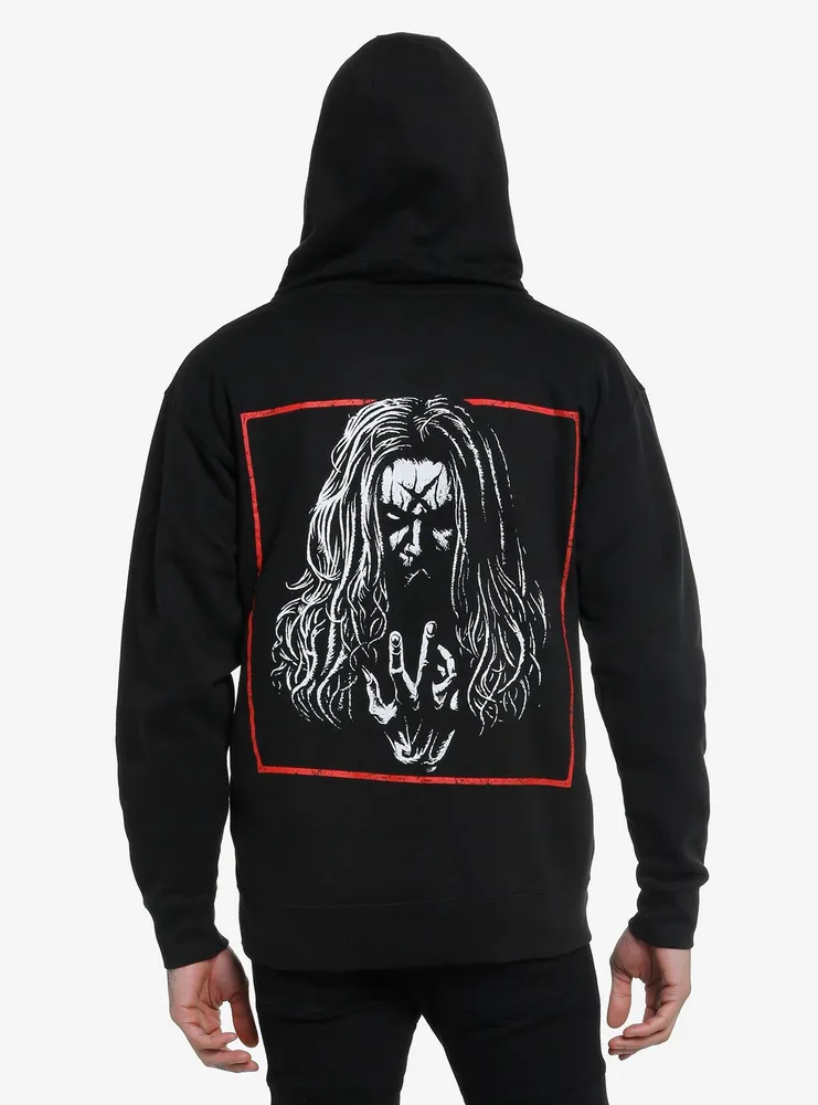 Rob Zombie Evil Portrait Hoodie