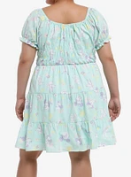 Her Universe Disney Mickey Mouse And Friends Pastel Spring Dress Plus