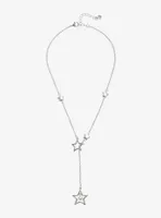 Social Collision Star Lariat Necklace