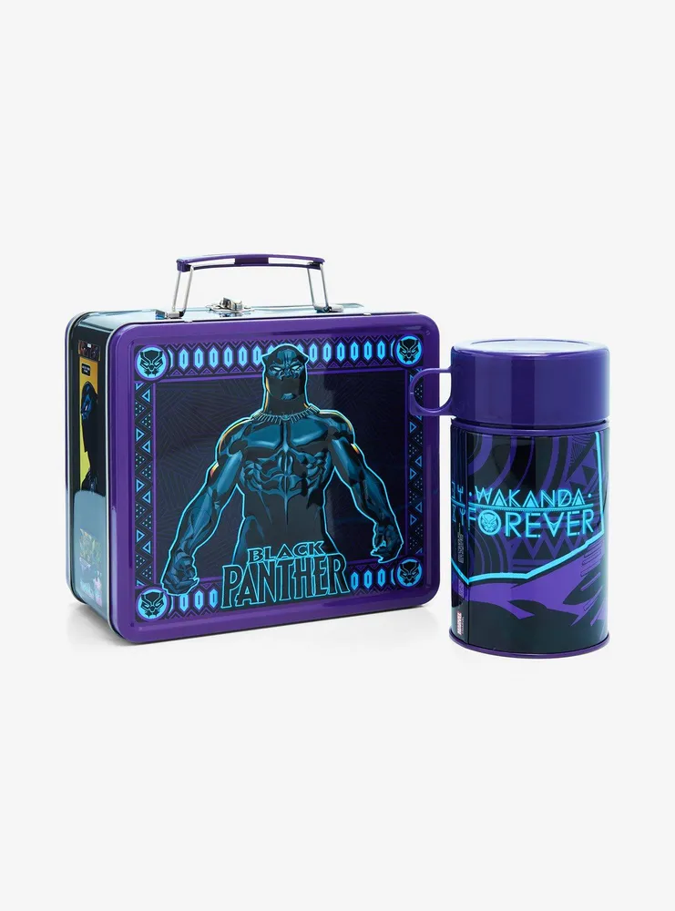 Marvel Black Panther Metal Lunch Box & Soup Container Set
