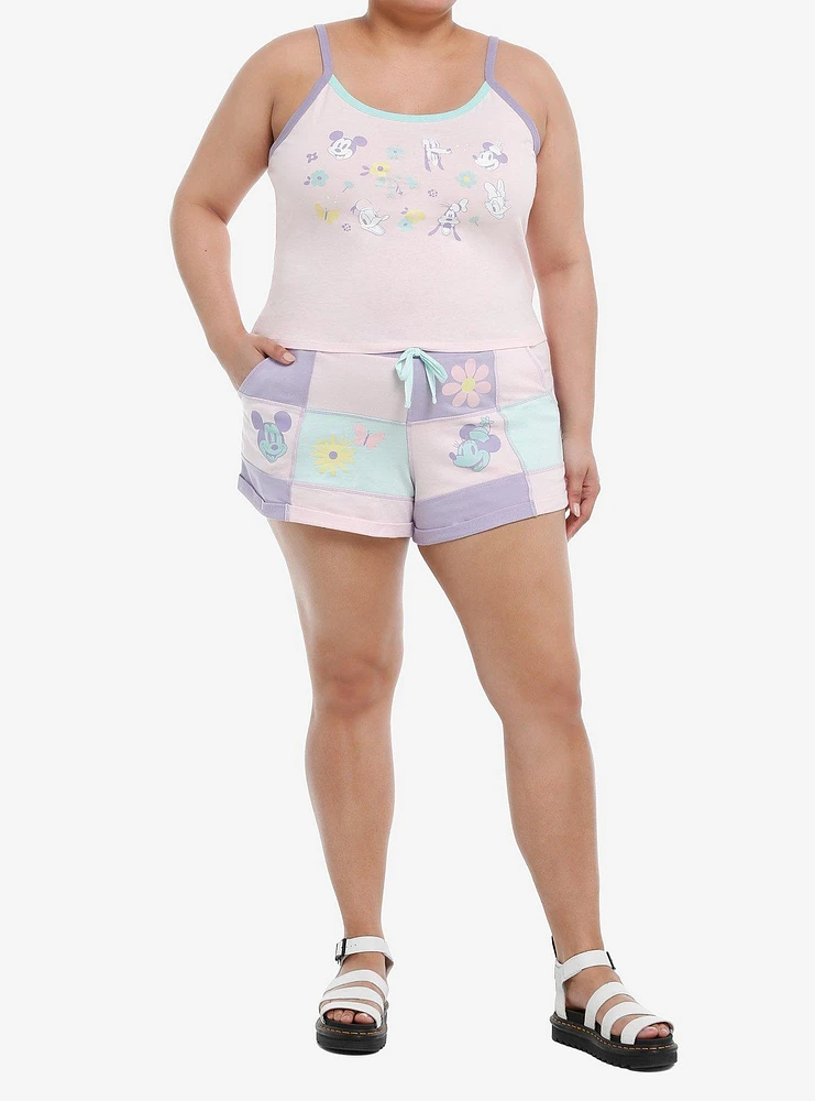 Her Universe Disney Mickey Mouse And Friends Pastel Spring Girls Cami Plus