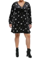 Disney Mickey Mouse Icons Velvet Dress Plus