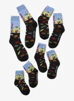 SpongeBob SquarePants Family Sock Set 4 Pair