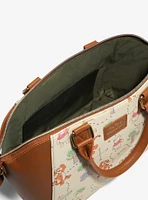 Loungefly Disney Winnie The Pooh Cream Map Satchel Bag