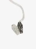 Rock Rebel Till Death Coffin Locket Necklace