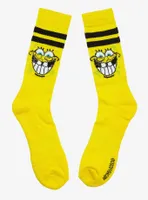 SpongeBob SquarePants Face Glow-In-The-Dark Crew Socks