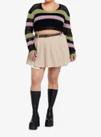Sweet Society Stripe Girls Knit Shrug Plus