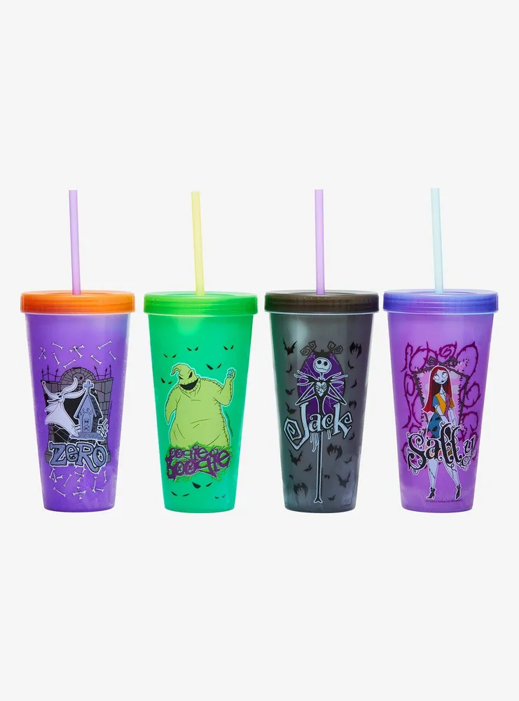 Disney The Nightmare Before Christmas Characters Color Changing Carnival Cup Set