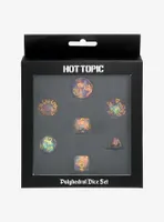 Iridescent Polyhedral Dice Set