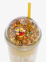 Disney Winnie The Pooh Glitter Dome Acrylic Travel Cup