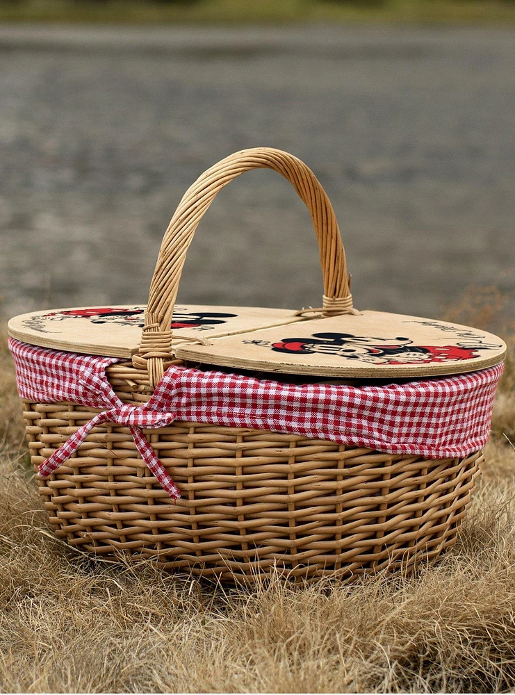 Disney Mickey & Minnie Mouse Country Picnic Basket