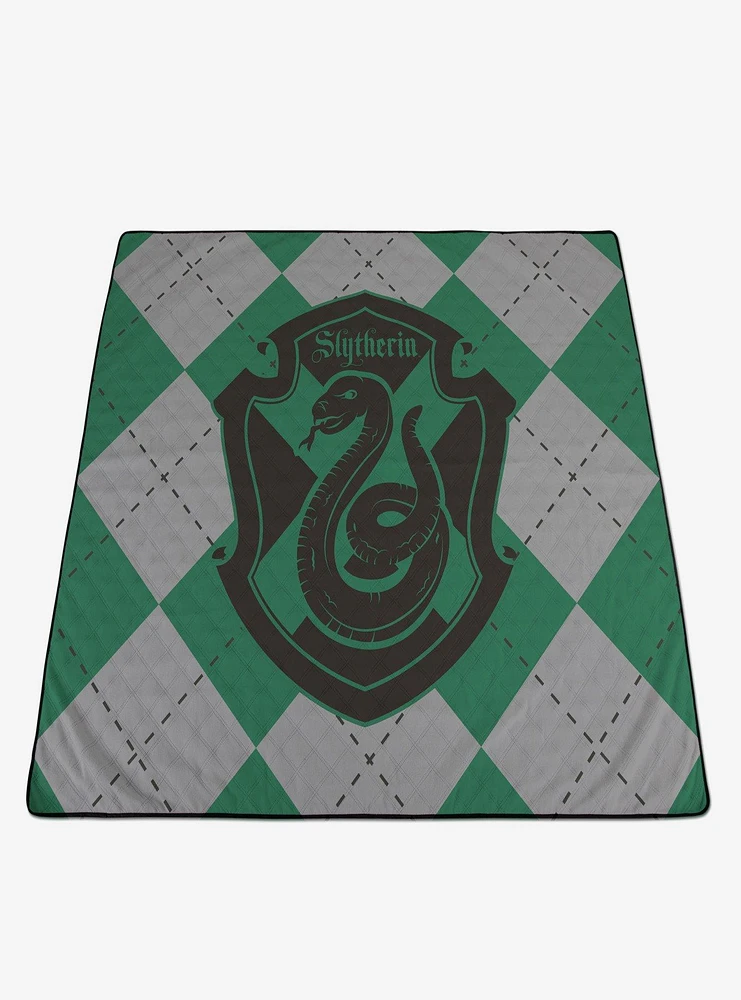 Harry Potter Slytherin Impresa Picnic Blanket