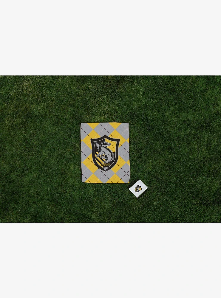 Harry Potter Hufflepuff Impresa Picnic Blanket