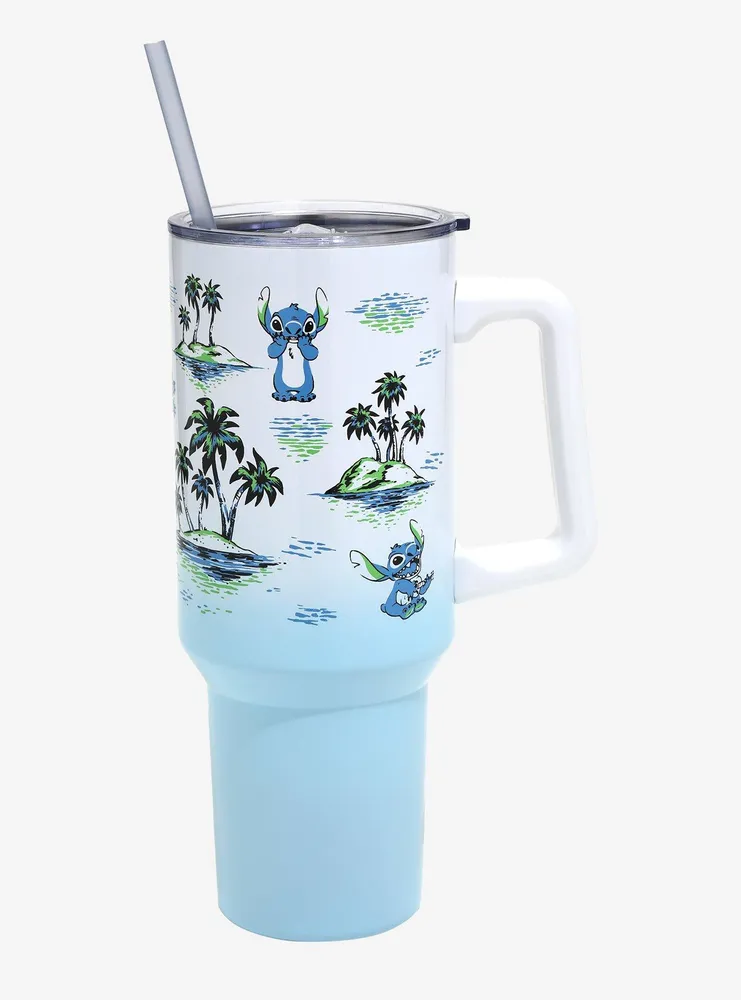 Disney Lilo & Stitch Hawaii Travel Mug With Handle