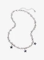 Social Collision® Star Barbed Wire Necklace