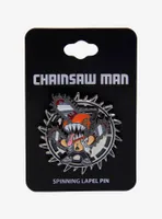Chainsaw Man Chibi Spinner Enamel Pin