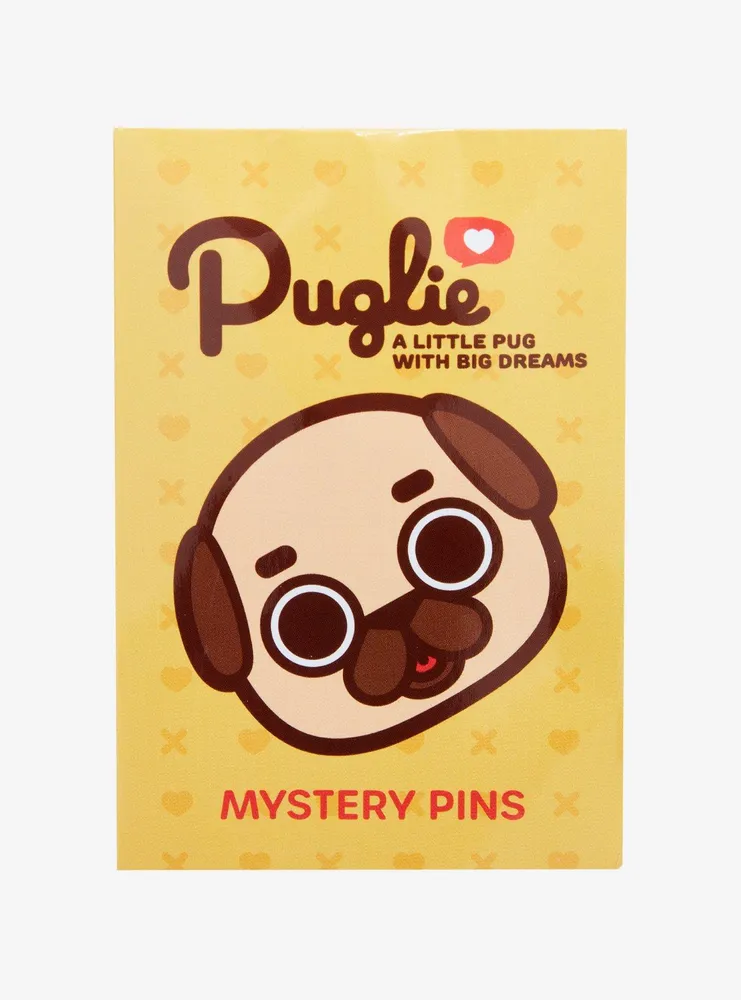 Puglie Pug Blind Bag Enamel Pin