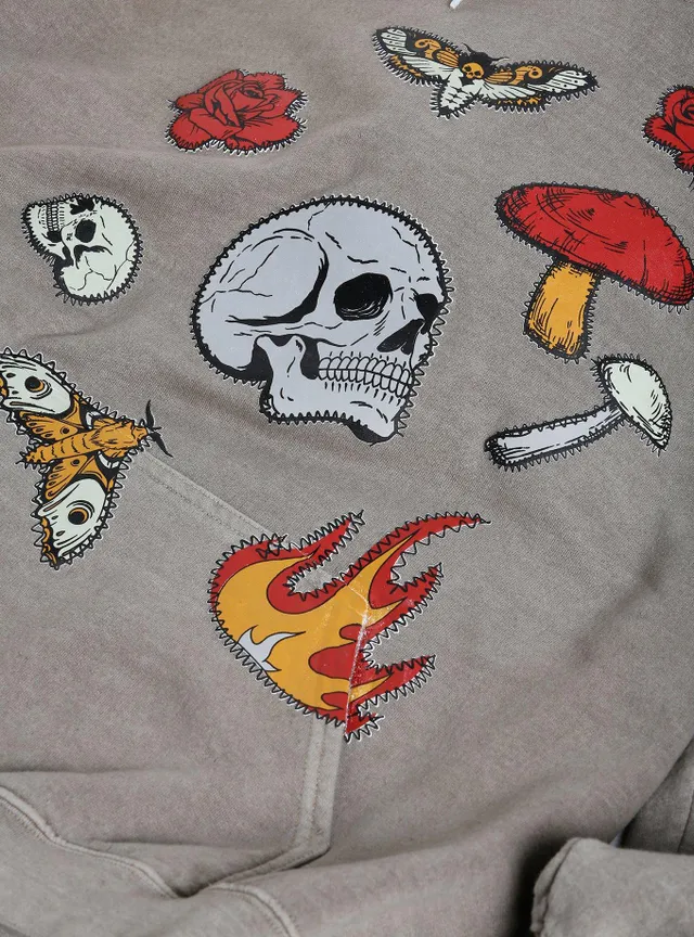 Social Collision Screaming Skull Hoodie