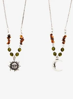Social Collision Celestial Rock Beads Best Friend Necklace Set