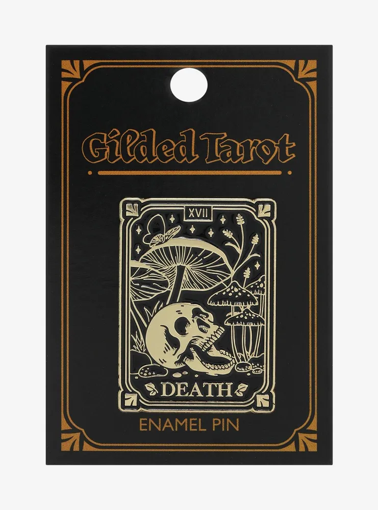 Death Tarot Card Enamel Pin