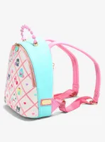 Sanrio Emo Kyun Plaid Charm Mini Backpack — BoxLunch Exclusive