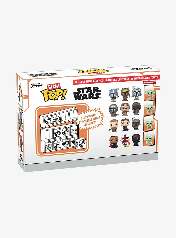 Funko Star Wars The Mandalorian Bitty Pop! Heavy Infantry Mandalorian & More Vinyl Figure Set