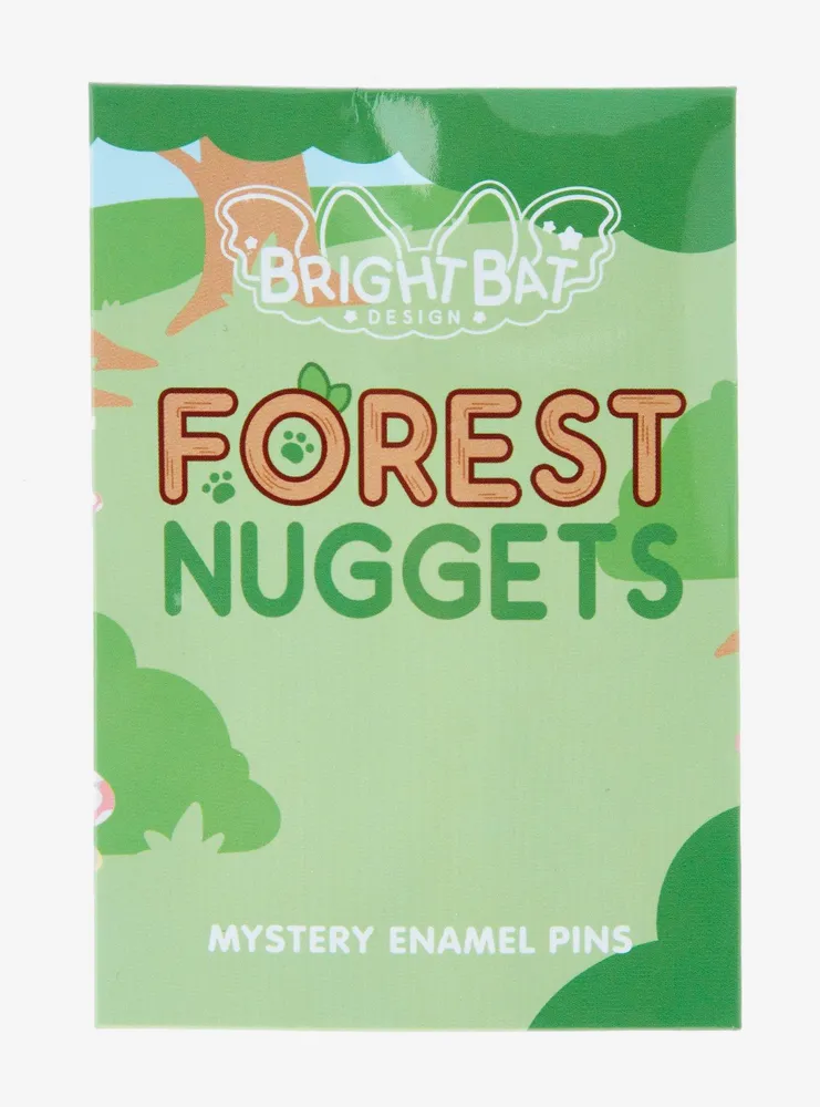 Forest Nuggets Animal Blind Box Enamel Pin By Bright Bat Design