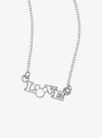 Disney Mickey & Minnie Love Silver Necklace — BoxLunch Exclusive