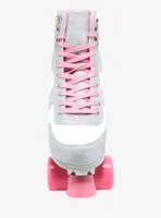 Cosmic Skates Silver & Pink Glitter Sneaker Roller