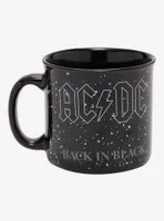 AC/DC Back In Black Speckled Camper Mug