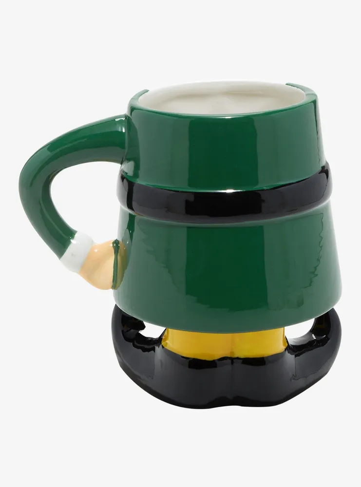 Elf Buddy's Feet Molded Ceramic Mug