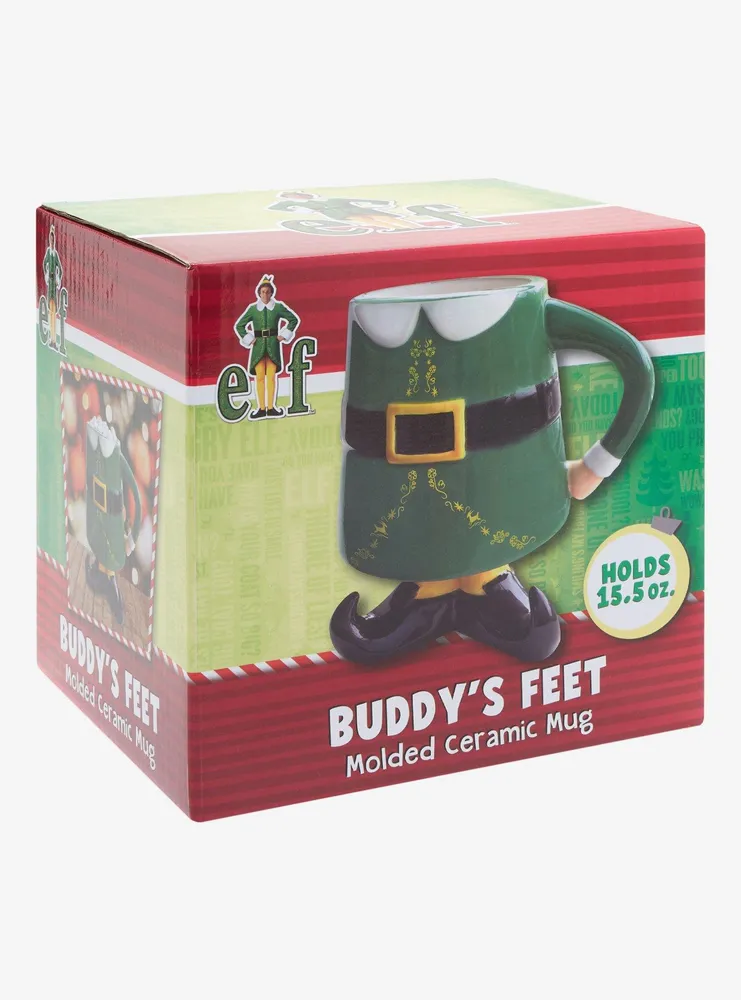 Elf Buddy's Feet Figural Ceramic Mug