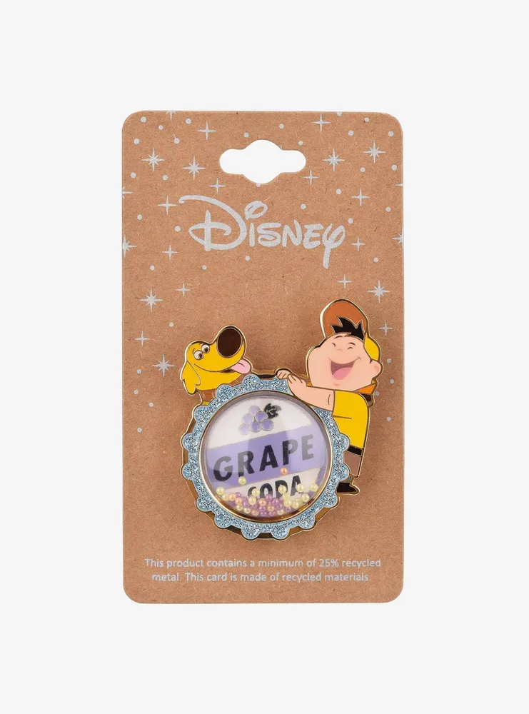 Disney Pixar Up Dug & Russell Grape Soda Dome Limited Edition Enamel Pin - BoxLunch Exclusive