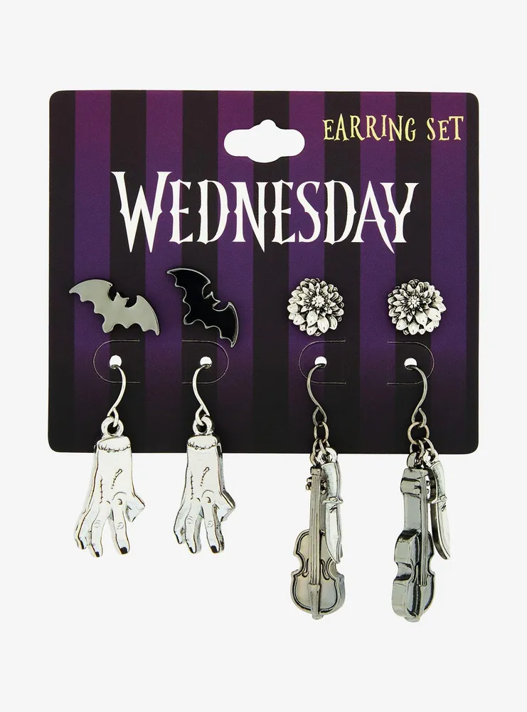 Wednesday Icons Earring Set - BoxLunch Exclusive