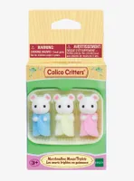 Calico Critters Marshmallow Mouse Triplets Figure Set