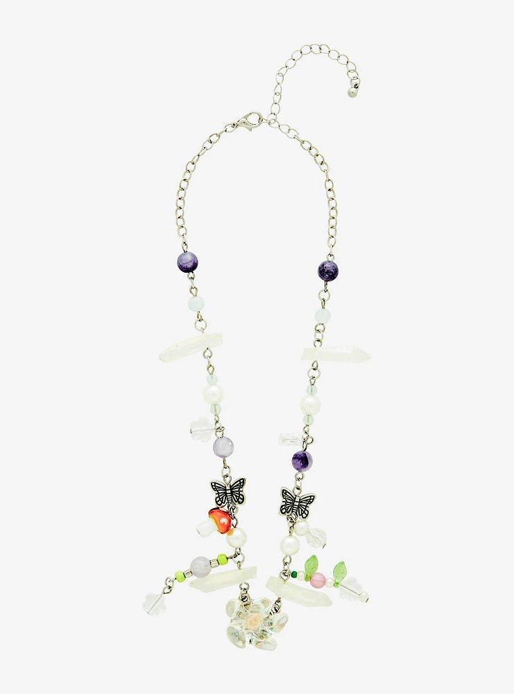 Thorn & Fable Crystal Fairy Necklace