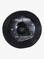 Social Collision Vinyl Record Figural Ring