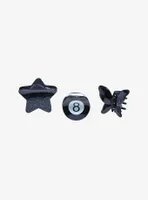 Social Collision® 8 Ball Star Butterfly Claw Hair Clip Set