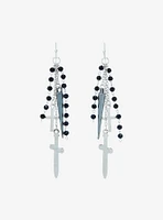 Social Collision® Spike Cross Drop Earrings