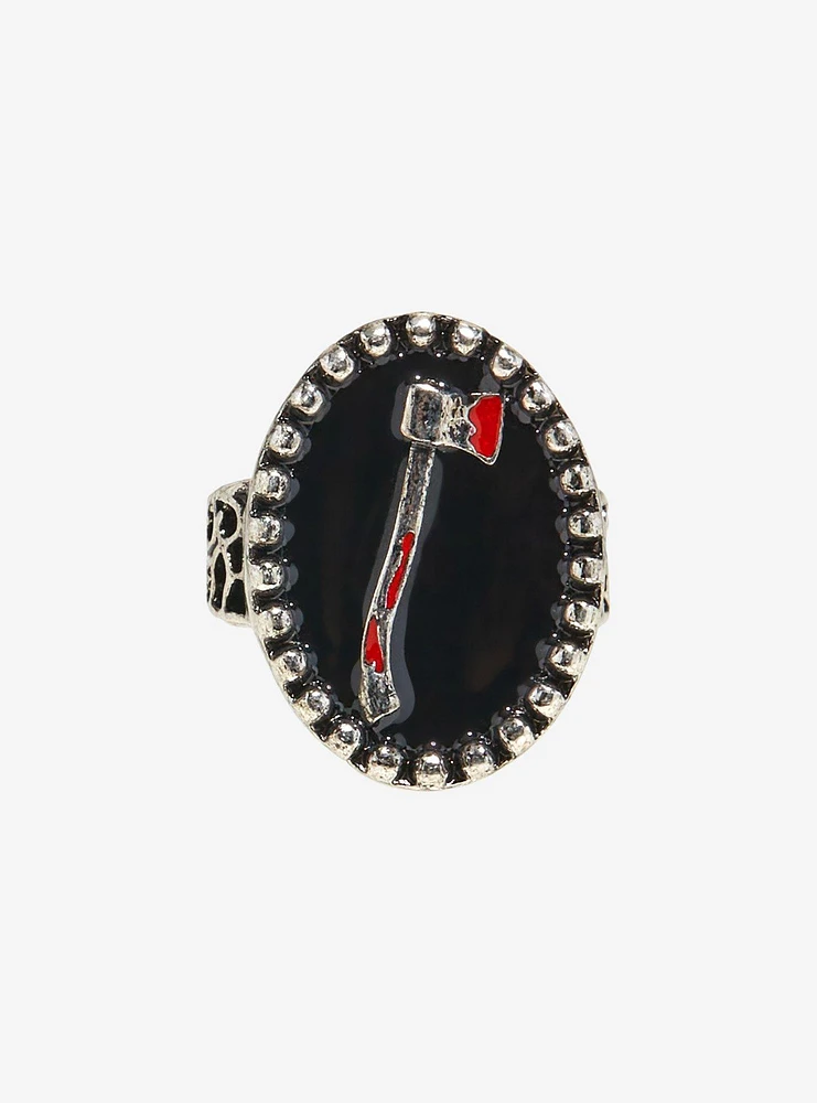 Social Collision® Bloody Axe Ring