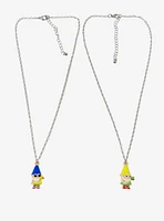 Gnomes On Vacation Best Friend Necklace Set