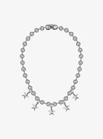 Social Collision Star Ball Chain Choker