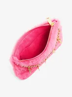 Bratz Pink Faux Fur Chain Pouch