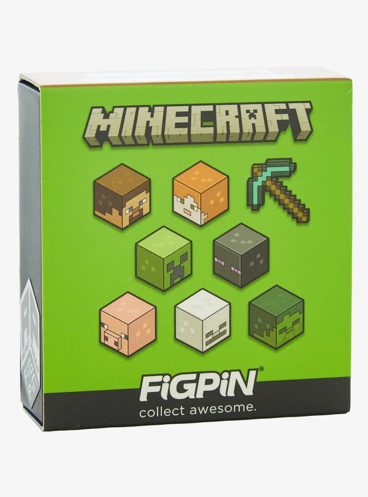 FiGPiN Minecraft Icons Enamel Pin Collector Box