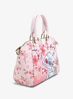 Loungefly Disney Stitch Cherry Blossoms Satchel Bag