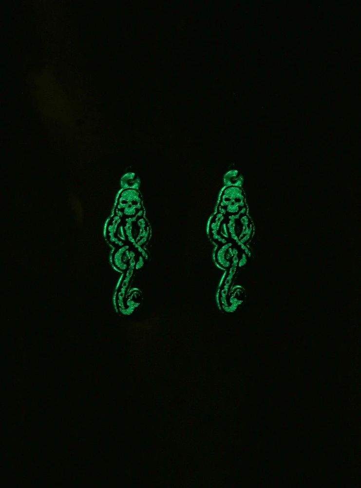 Harry Potter Death Eater Glow-In-The-Dark Earrings